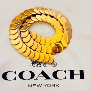 VINTAGE RARE Coach Y2K Coin Necklace